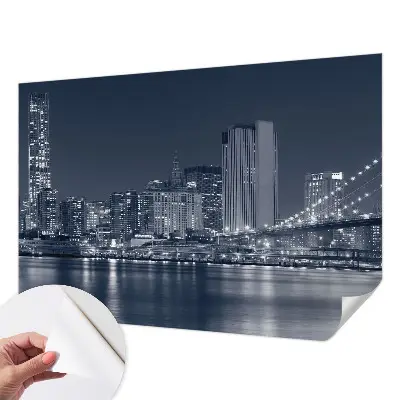 Papier peint photographique sur tissu non tissé Ville de nuit