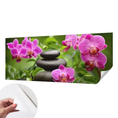 Papier peint intissé Pierres d'orchidées