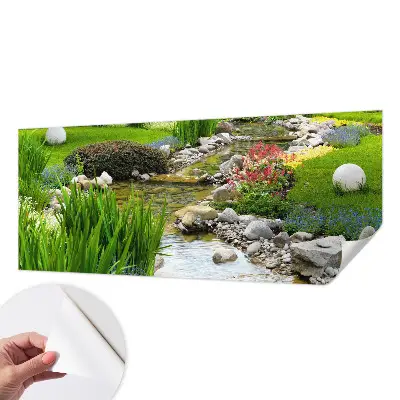 Papier peint photo sur tissu non tissé Jardin idyllique