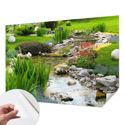Papier peint photo sur tissu non tissé Jardin idyllique