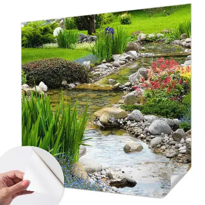 Papier peint photo sur tissu non tissé Jardin idyllique