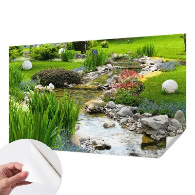 Papier peint photo sur tissu non tissé Jardin idyllique