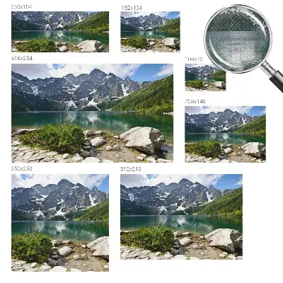 Papier peint photographique intissé Lac de montagne