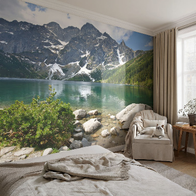 Papier peint tendance chambre adulte Horské jazero