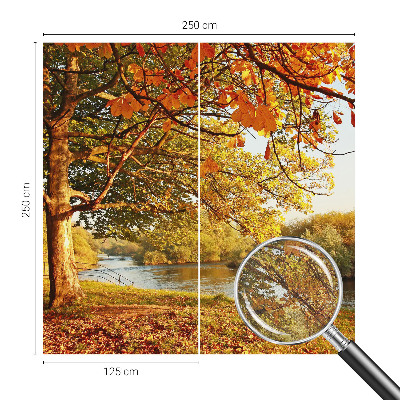 Papier peint panoramique pas cher Pobrežná jeseň