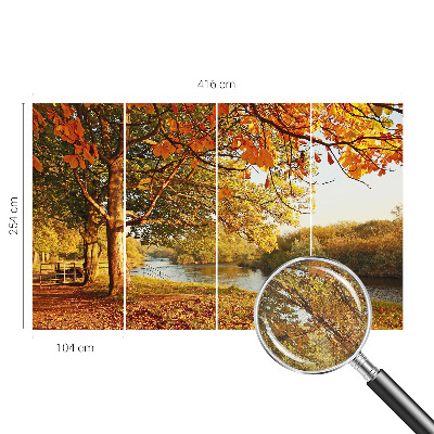 Papier peint panoramique pas cher Pobrežná jeseň