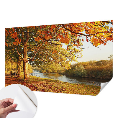 Papier peint panoramique pas cher Pobrežná jeseň