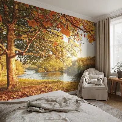 Papier peint intissé imprimé L'automne sur la côte