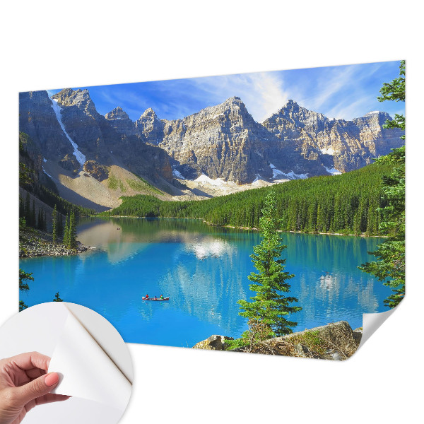 Papier peint panoramique adhésif Horské jazero