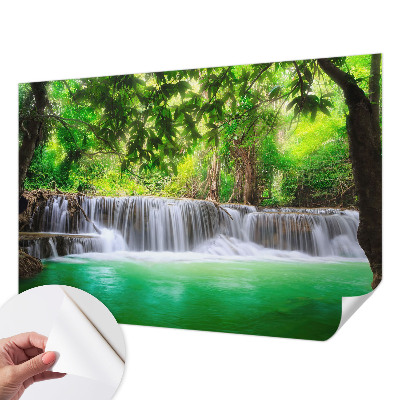 Papier peint panoramique pas cher Lesný vodopád