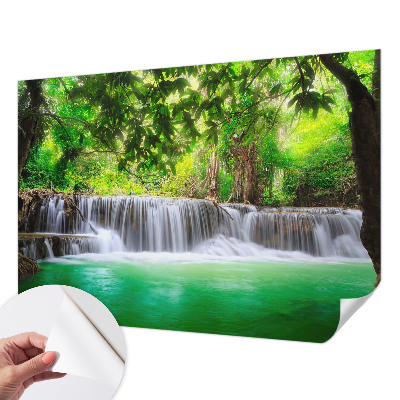 Papier peint panoramique pas cher Lesný vodopád