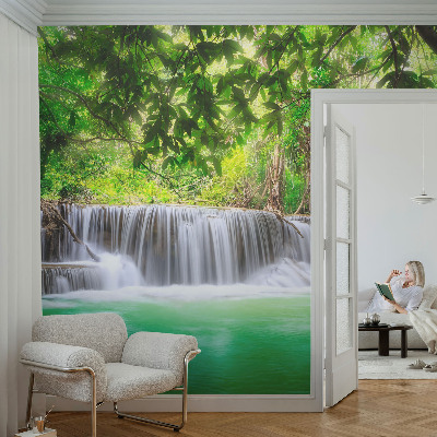 Papier peint panoramique pas cher Lesný vodopád