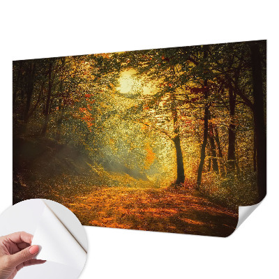 Papier peint tête de lit chambre adulte Jesenná krajina