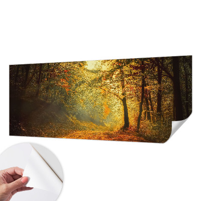 Papier peint tête de lit chambre adulte Jesenná krajina