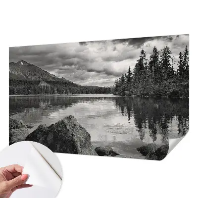Papier peint photo imprimé sur tissu non tissé Panorama montagneux