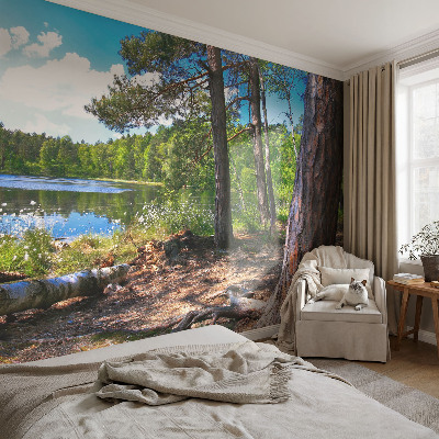Papier peint tendance chambre adulte Lesná krajina
