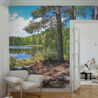 Papier peint tendance chambre adulte Lesná krajina