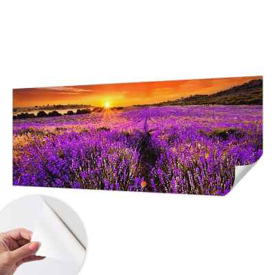 Papier peint photo autocollant Levanduľový západ slnka
