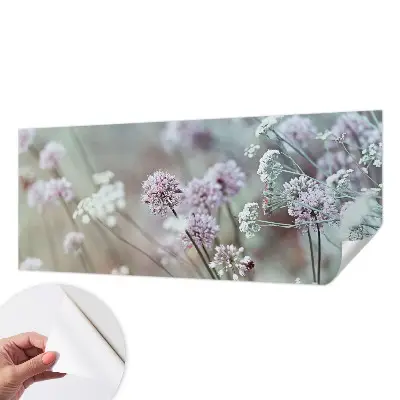Papier peint photographique sur tissu non tissé fleurs sauvages