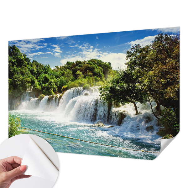 Papier peint chambre garçon Úžasný vodopád