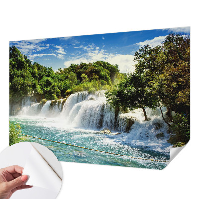Papier peint chambre garçon Úžasný vodopád
