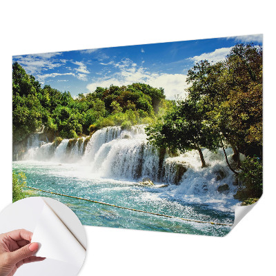 Papier peint chambre garçon Úžasný vodopád