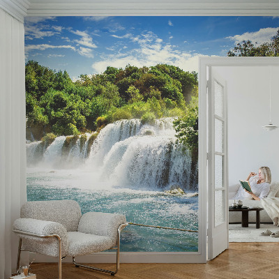 Papier peint chambre garçon Úžasný vodopád