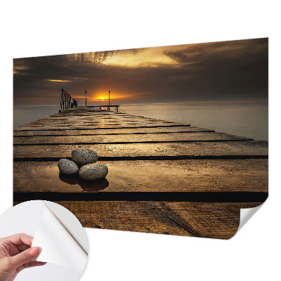 Papier peint tête de lit chambre adulte Západ slnka