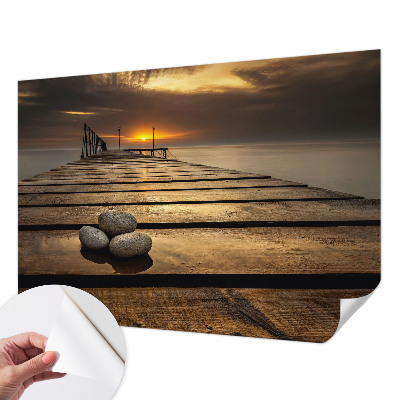 Papier peint tête de lit chambre adulte Západ slnka