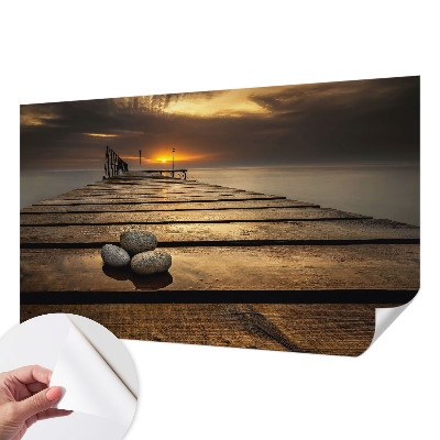 Papier peint tête de lit chambre adulte Západ slnka