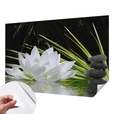 Papier peint photo grand format pour le mur Méditation du lys