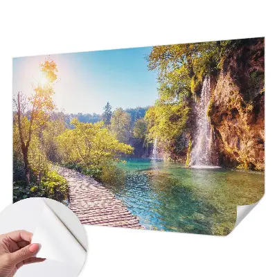 Papier peint photo imprimé sur tissu non tissé paysage naturel