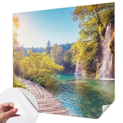 Papier peint photo imprimé sur tissu non tissé paysage naturel