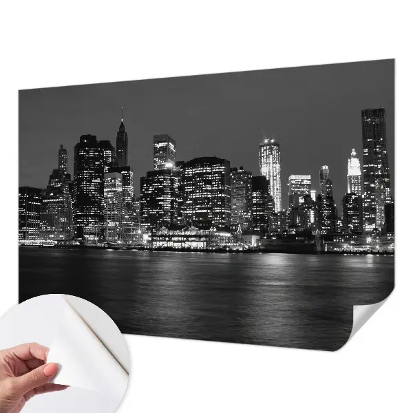 Papier peint photo grand format pour le mur métropole nocturne