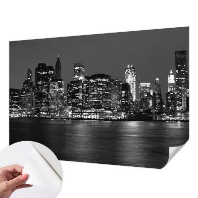 Papier peint photo grand format pour le mur métropole nocturne