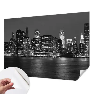 Papier peint photo grand format pour le mur métropole nocturne