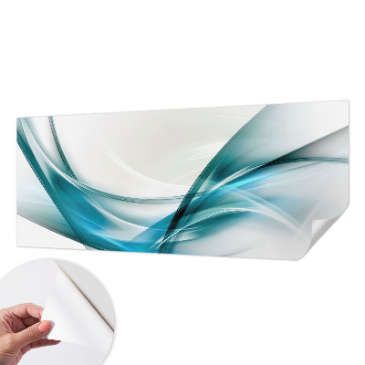 Déco papier peint salon Modré vlny