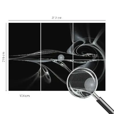 Papier peint photo grand format pour le mur Lignes de fluide