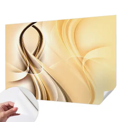 Papier peint photo imprimé sur tissu non tissé Lignes ondulées