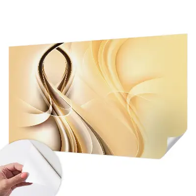 Papier peint photo imprimé sur tissu non tissé Lignes ondulées
