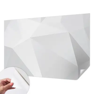 Papier peint photo sur tissu non tissé Triangles gris