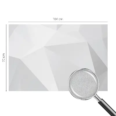 Papier peint photo sur tissu non tissé Triangles gris