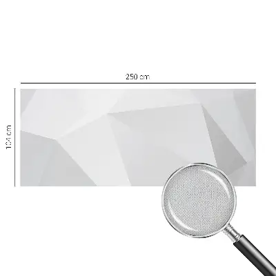 Papier peint photo sur tissu non tissé Triangles gris