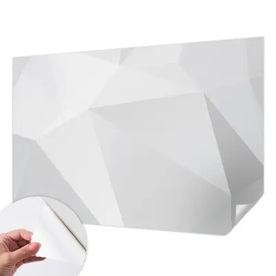 Papier peint photo sur tissu non tissé Triangles gris