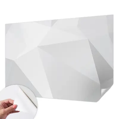 Papier peint photo sur tissu non tissé Triangles gris