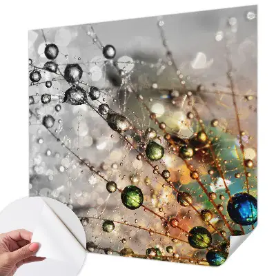 Papier peint intissé imprimé Je rosée des joyaux