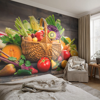 Papier peint chambre adulte cocooning Ovocná bohatosť