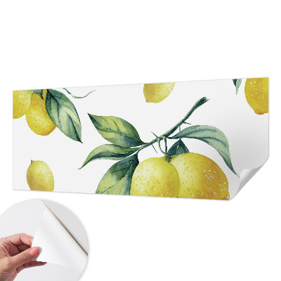 Papier peint chambre garçon Citrónový motív