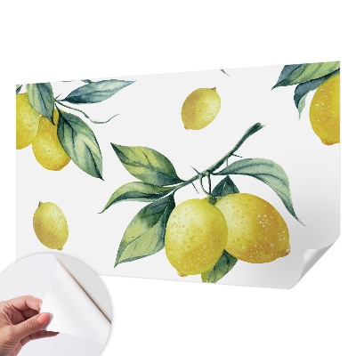 Papier peint chambre garçon Citrónový motív