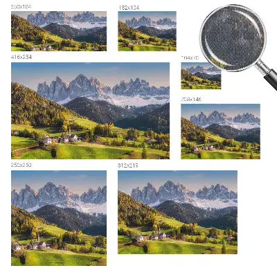 Papier peint photographique intissé paysage de montagne